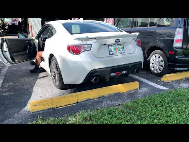 2016 Subaru BRZ muffler delete