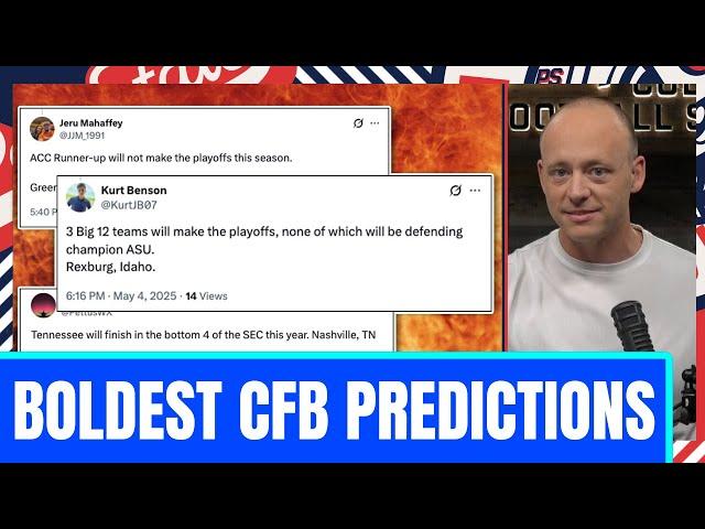 Boldest College Football Predictions Of 2025 - Josh Pate Cut