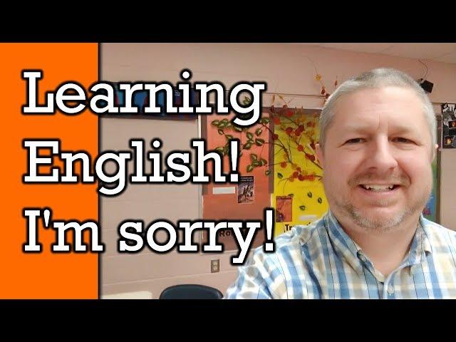 How to Say Sorry in English and Learn to Apologize in English | Video with Subtitles