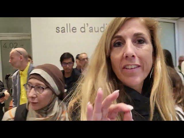 Sortie du tribunal de Paris Verdict Natacha Rey et Amandine Roy.