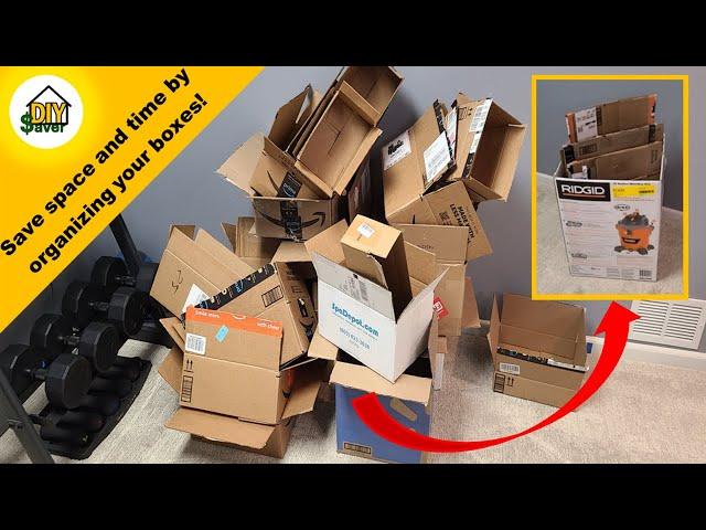 How to organize cardboard boxes for shipping and wrapping gifts