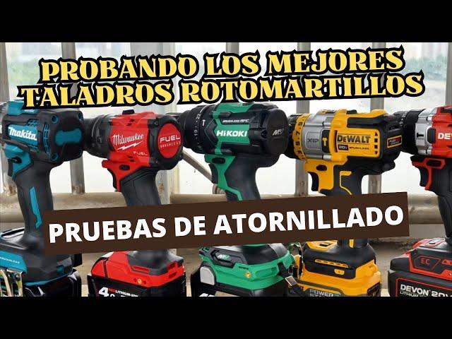 Batalla de Taladros  BOSCH, MILWAUKEE, MAKITA, DEWALT, HIKOKI ¿Cuál es el Mejor Atornillador?