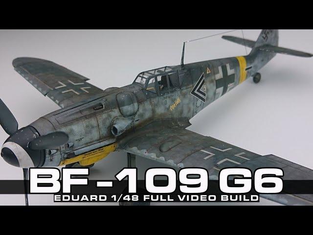 EDUARD 1/48 BF-109 G6 full video build