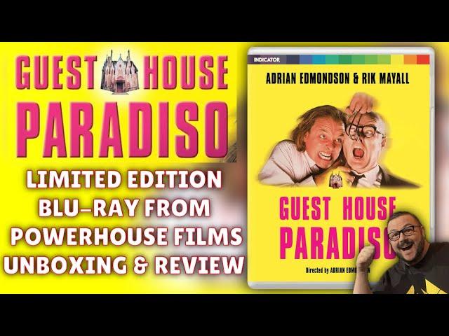 Guest House Paradiso Limited Edition Blu-ray from Powerhouse Films - Unboxing & Review