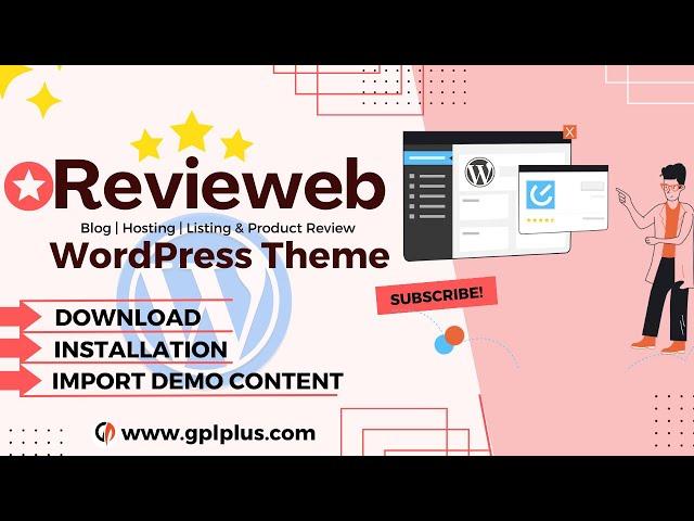 Revieweb – Review WordPress Theme Download, Installation and Import Demo Content