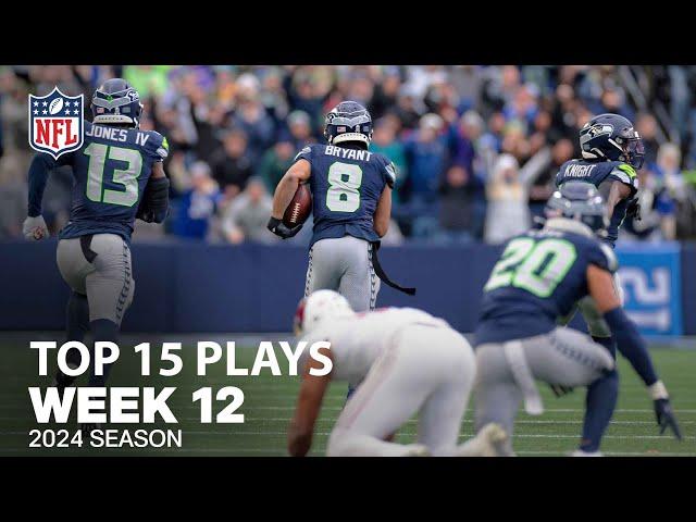 Top 15 Plays From Week 12 | NFL 2024 Season