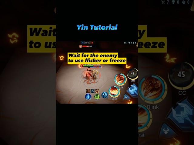 Yin Tutorial Combo  - Mobile Legends: bang bang