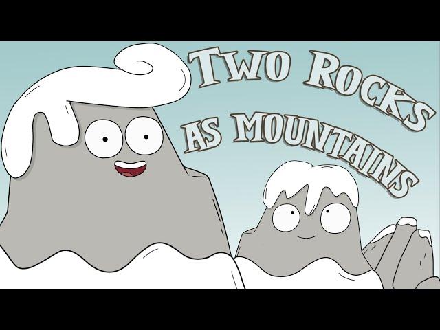 Two Rocks as MOUNTAINS | Studio Ghibletz YouTube Cartoons