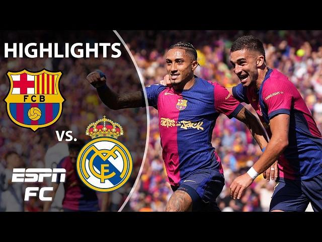 A DRAMATIC EL CLASICO  Barcelona vs. Real Madrid | LALIGA Highlights | ESPN FC