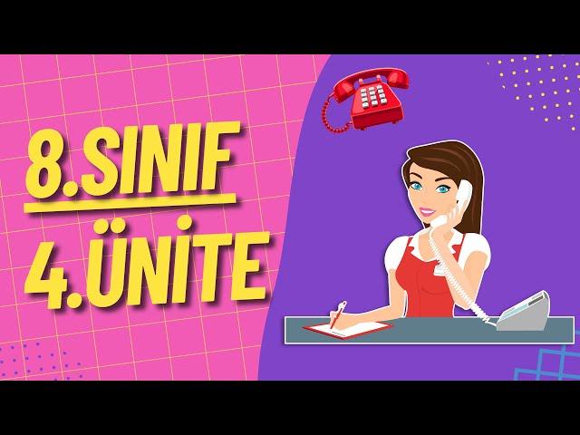 8.SINIF İNGİLİZCE 4.ÜNİTE KONU ANLATIMI VE KELİMELERİ | LGS İNGİLİZCE