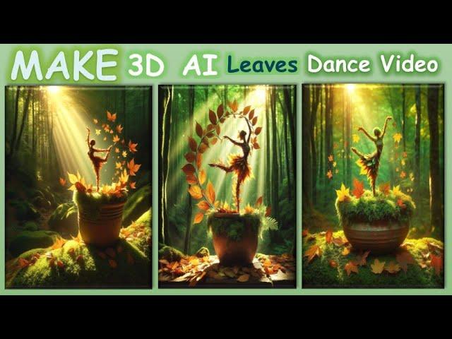 Leaves Ai Dance Video Editing | Leaf dance video kaise banaye ai se #aivideotool #viral #ai