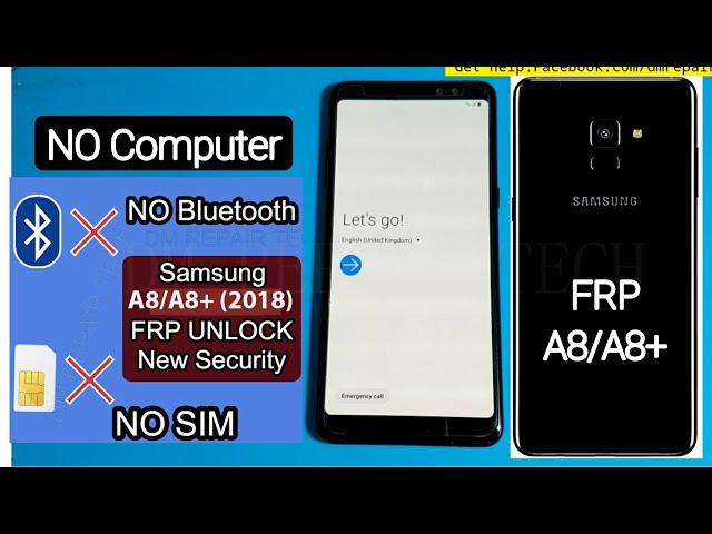 Samsung Galaxy A8+ 2018 FRP/Google Account Bypass Without PC - NO SIM Card | SM-A730F Google Lock