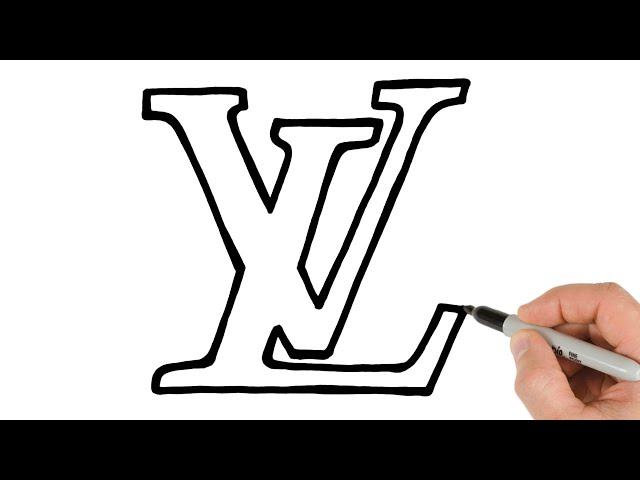 How to Draw Louis Vuitton Logo