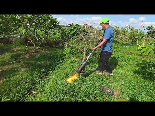 MÁY ĐỐT CỎ ỨNG DỤNG CHO NÔNG NGHIỆP SẠCH .