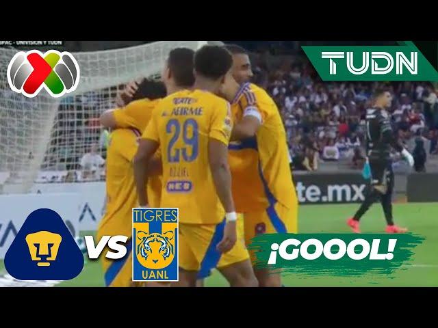 ¡Una barbaridad el golazo de Gorriarán! | Pumas 1-2 Tigres | Liga Mx -AP2024 - J6 | TUDN