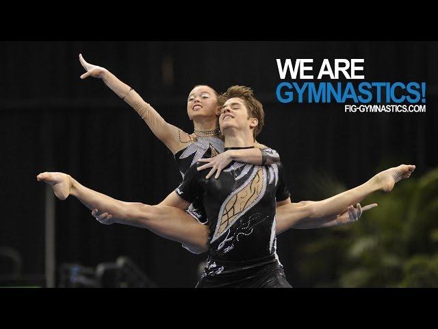 2012 Acrobatic Gymnastics Worlds LAKE BUENA VISTA - Mixed Pair Final - We are Gymnastics!