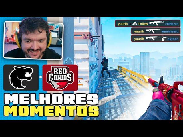 FALLEN vs COLDZERA! FURIA vs RED CANIDS - MELHORES MOMENTOS - ESL PRO LEAGUE SEASON 20