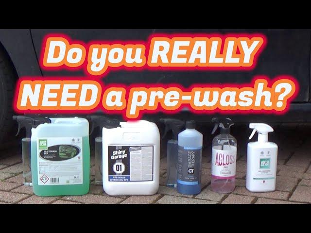 Do you REALLY NEED a pre-wash? Pre-wash test!