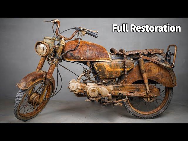 Full Restoration 40 Years Old ruined Classic Motorcycle