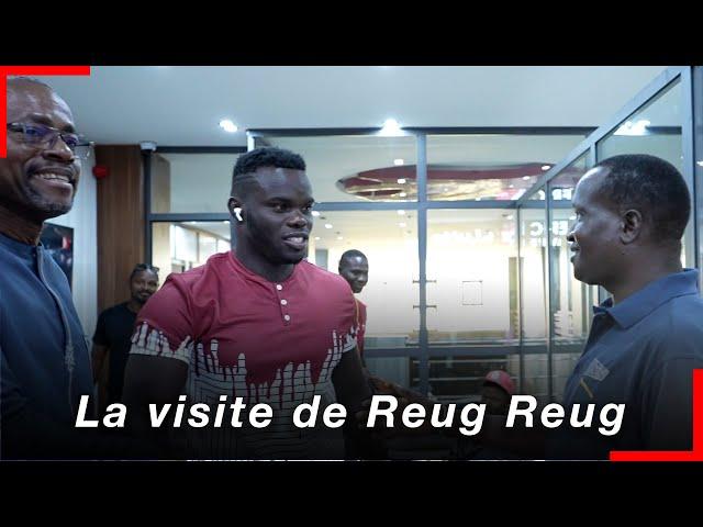 Reug Reug visite les nouveaux locaux de Lutte TV, Eric Favre TV et BP Actu…