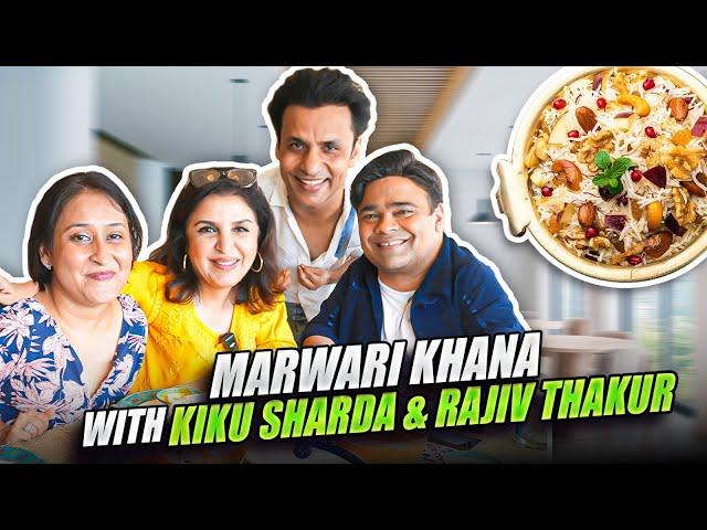 Kiku Sharda & Rajiv Thakur Ke Sath Marwari Khana - Kabuli Biryani Recipe | @FarahKhanK