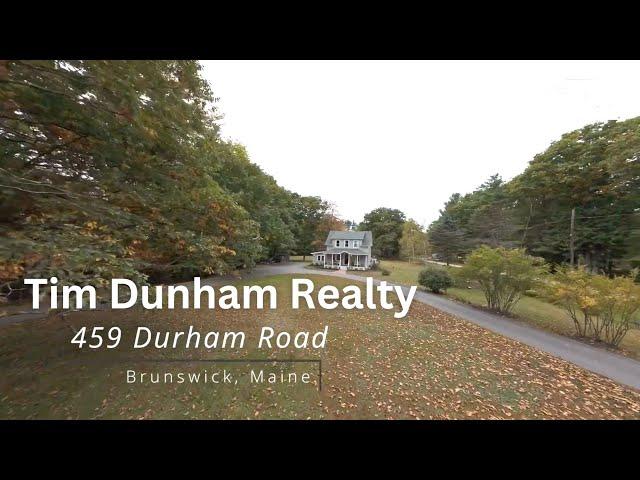 New Listing Tim Dunham Realty Drone Tour | Real Estate Listing in Brunswick Maine