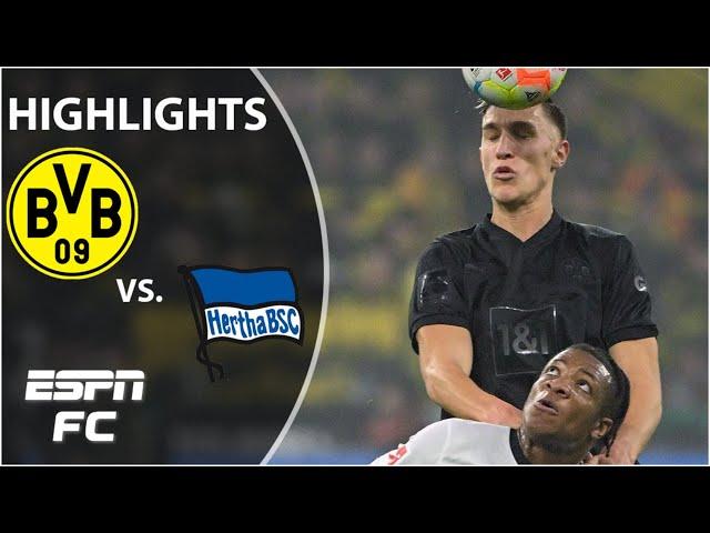  HIGH FLYING BVB  Borussia Dortmund vs. Hertha Berlin | Bundesliga Highlights | ESPN FC