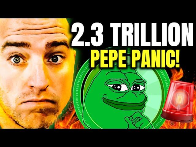 Pepe Coin - MASSIVE Panic!  2.3 Trillion PEPE Gone