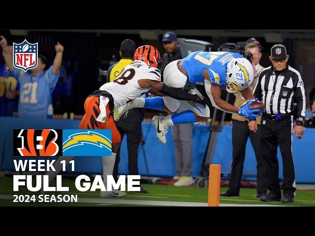 A WILD Battle In Week 11! Cincinnati Bengals vs. Los Angeles Chargers FULL GAME | NFL 2024 Season