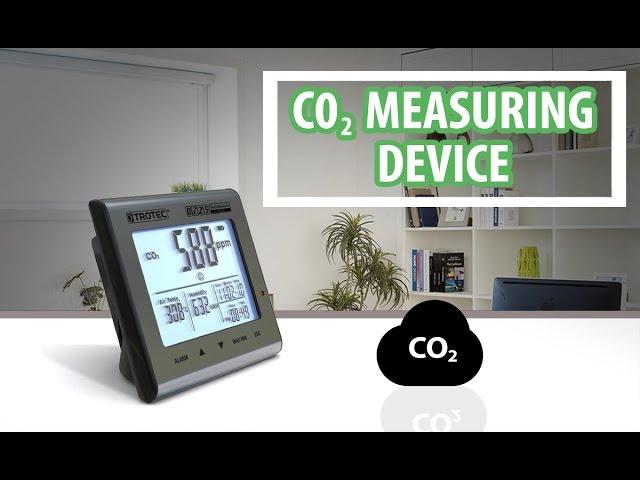 Carbon Dioxide Measuring device with Large Display and Alert System - Model BZ25  | VackerGlobal