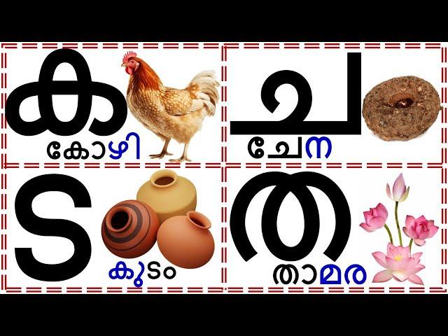 മലയാളം വ്യഞ്ജനാക്ഷരങ്ങൾ/Malayalam Consonants/മലയാളം അക്ഷരമാല/ka kha ga gha nga