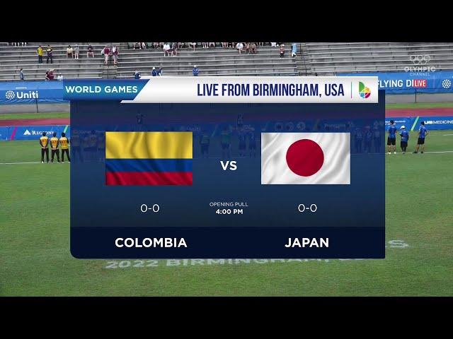 Colombia - Japan Game 3 Ultimate Frisbee World Games 2022