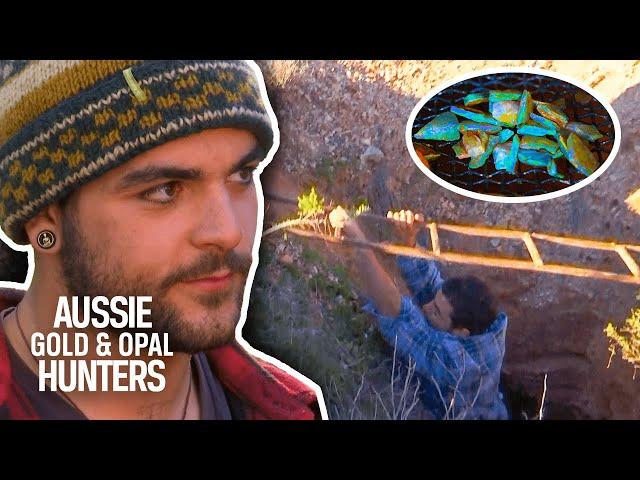 The Young Guns Rescue JC From Falling Down A HUGE Mine Shaft | Outback Opal Hunters