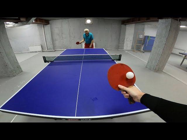 PING PONG FIRST PERSON | TABLE TENNIS | BEST MOMENTS | MY START TRAINING WAY