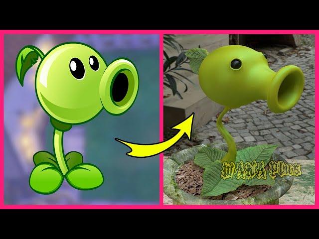 Plants VS Zombies 2 Plants In Real Life @WANAPlus