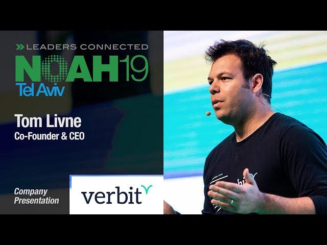 Tom Livne, Verbit.ai - NOAH19 Tel Aviv