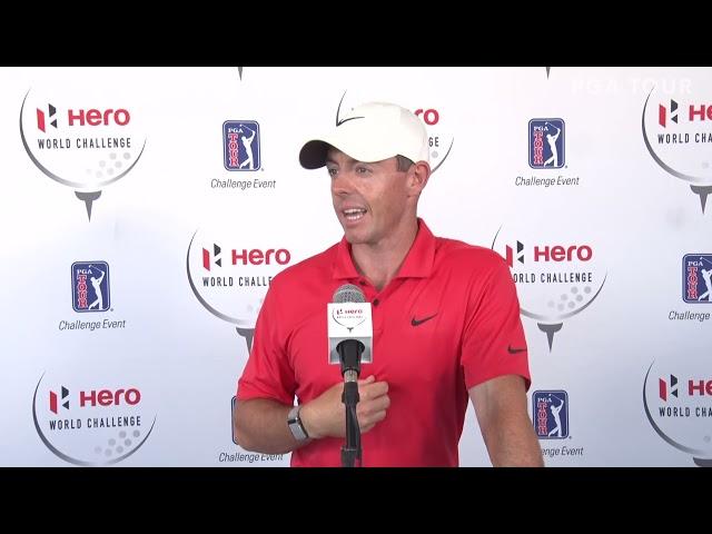 Rory McIlroy Wednesday Presser 2021 Hero World Challenge