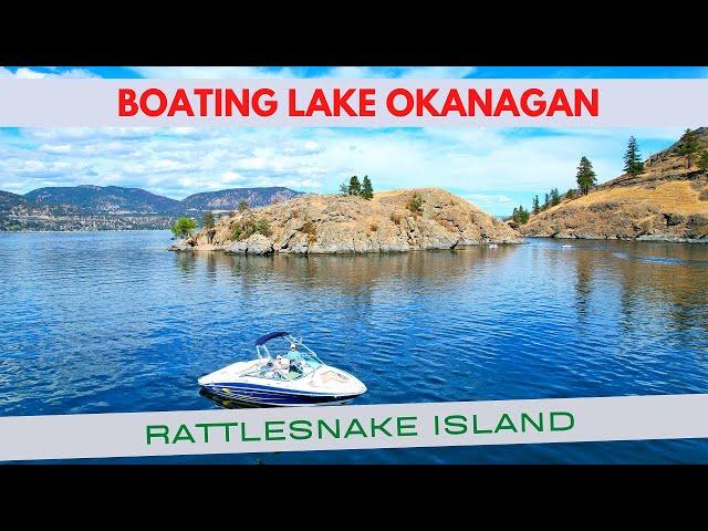 Boating Rattlesnake Island, Okanagan Mountain Park, Okanagan Lake | E34