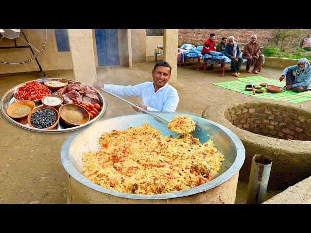 Uzbekistan Pilaf Cooking in Village | National Uzbek Dish | Uzbek Wedding Pilaf | Village Food