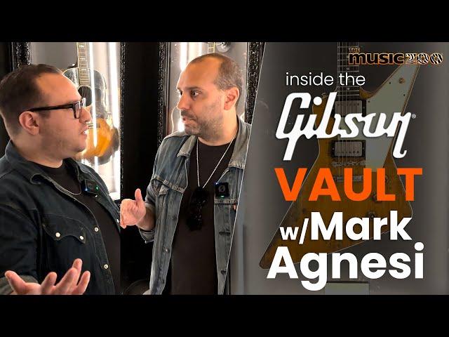 The Rarest Gibson Guitars in the World! Visiting the Gibson Vault with Mark Agnesi & The Music Zoo!