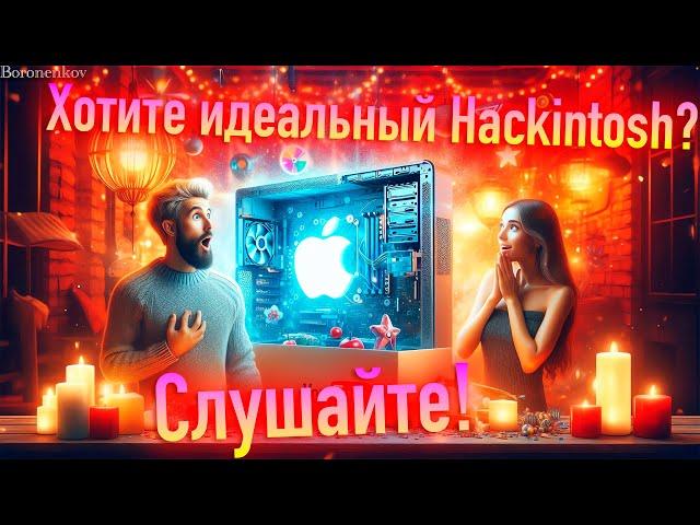 ХОТИТЕ ИДЕАЛЬНЫЙ HACKINTOSH?! MACOS 14 | MACOS 15 | СЛУШАЙТЕ! - ALEXEY BORONENKOV | 4K