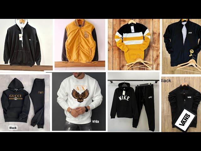 Branded Men track suits | Men's winter wears sweatshirt & hoodies‎ || Men wear Branded Office looks