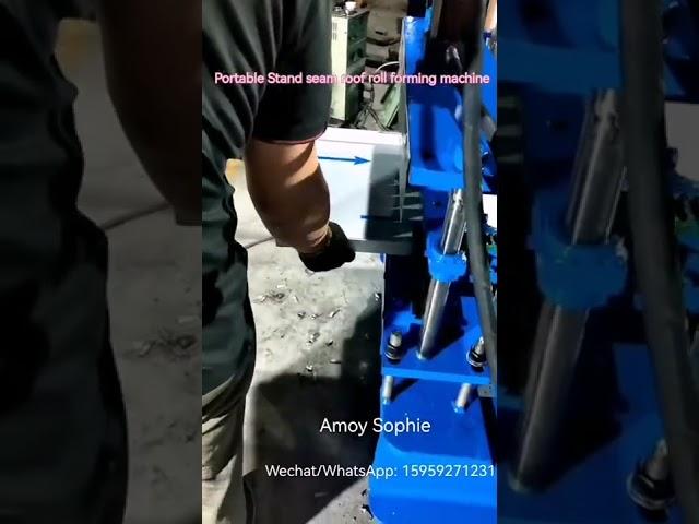 Popular Standing Seam Roof Roll Forming Machine Made In China