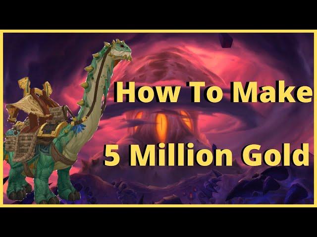 How To Make 5 Million Gold | Brutosaur Mount Guide