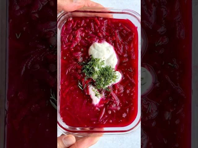 LIVE LONGER  @cookingforpeanuts Vegan Borscht with protein, low-calorie, satisfies & tastes 