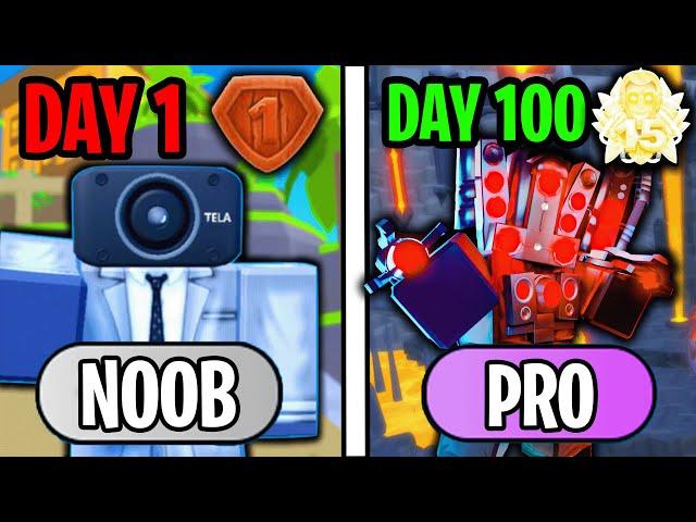 I went from Noob to Pro in TOILET TOWER DEFENSE Part 3!!...Roblox