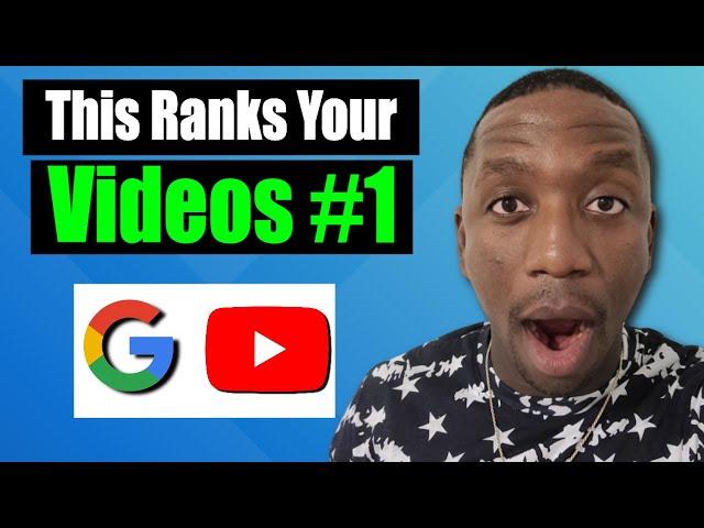 How To Rank Youtube Videos On First Page Of Google (QUICK & EASY)