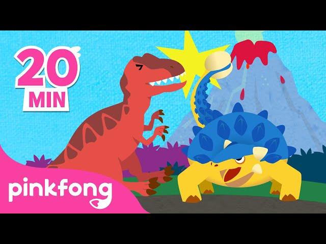 Ankylosaurus ist der stärkste Dinosaurier der Welt! | Dinosaurier Lieder | Pinkfong Kinderlieder