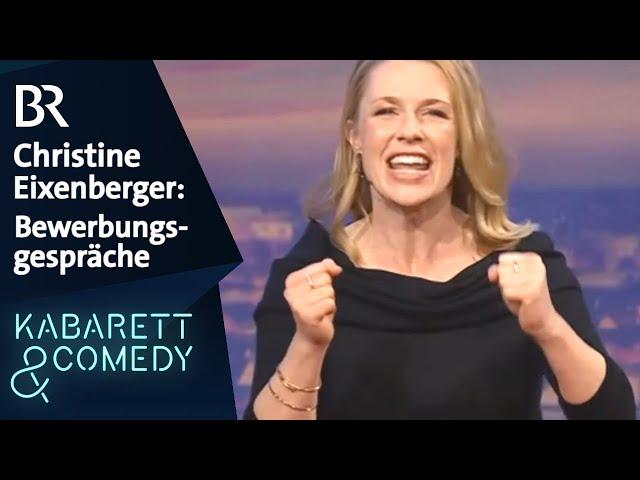 Christine Eixenberger: Bewerbungsgespräche | Kabarett aus Franken | BR Kabarett & Comedy