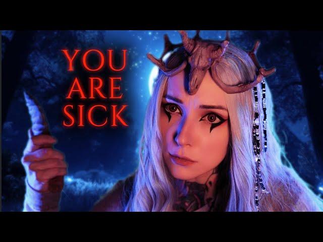 Haunted Priestess ASMR // dark fantasy, cleansing, spiritual, trippy